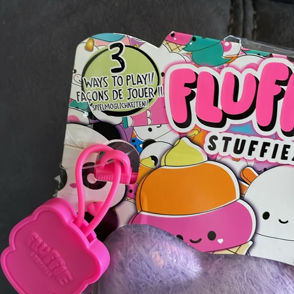 Fluffie Stuffiez small *UNICORN* Pull Fluff to Reveal Surprise Plush Underneath - Picture 7 of 7